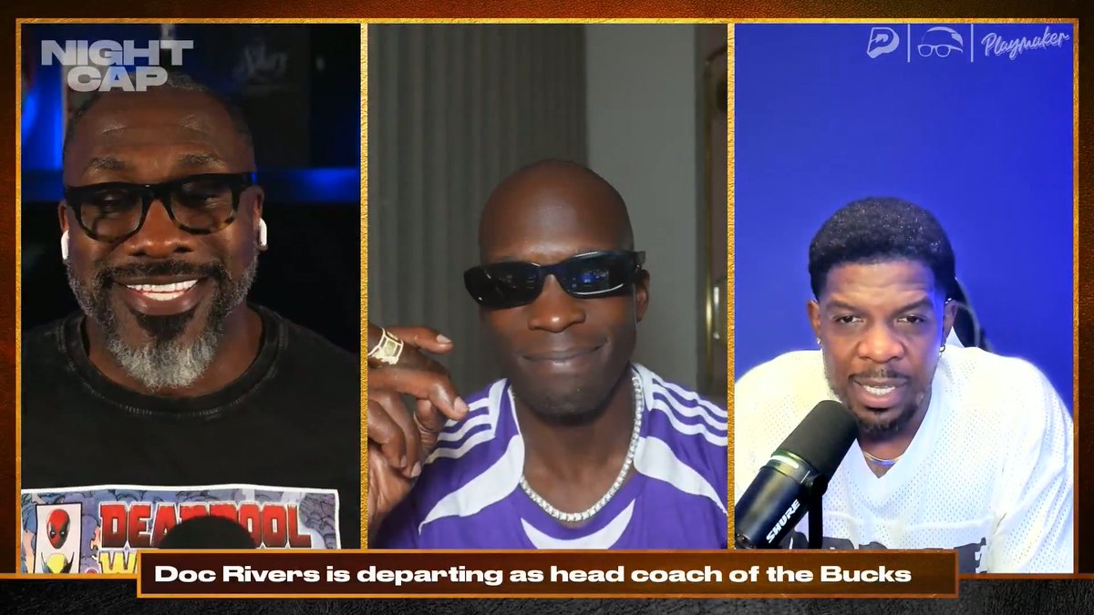 Doc Rivers is OUT as Head Coach with the Milwaukee Bucks. Next on the block to go is Giannis 👀 shannon sharpe | Chad Johnson | isojoe | #Nightcap