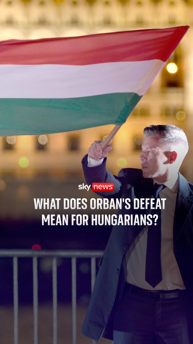 Last night, Hungarian Prime Minister Viktor Orban conceded the Hungarian election, ending 16 years in power. ⁠ Sky's Ivor Bennet in Budapest explains what Viktor Orban's defeat means for Hungarians and the country's future.