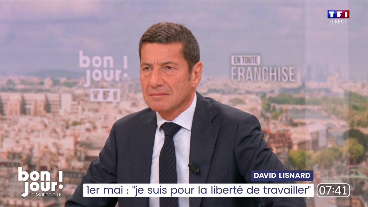 🗣️ "On ne peut pas se contenter de rafistoler le Titanic (...) Il faut remplacer l'État-providence par un État-performance, ce qui passe par une remise en cause du système social, y compris du système des retraites" : David Lisnard. 📺 #EnTouteFranchise avec Adrien Gindre
