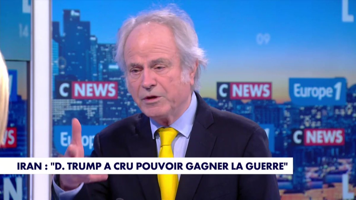 Iran : "Une partie de la gauche française, soutient ce régime abject, l'un des régimes les plus abjects qu'on ait eu depuis longtemps" assure F-O Giesbert #Europe1
