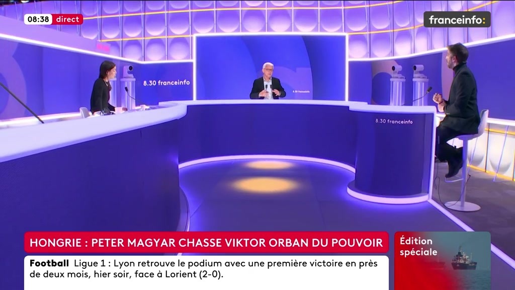 🔴 Hongrie : Peter Magyar fait chuter Viktor Orbán ➡️ "Ça ne va pas changer le cours de la guerre en Ukraine. Simplement, à chaque fois que l'Europe voudra faire un petit peu plus pour l'Ukraine, ce sera plus facile et plus fluide", dit Bruno Tertrais, directeur adjoint de la FRS