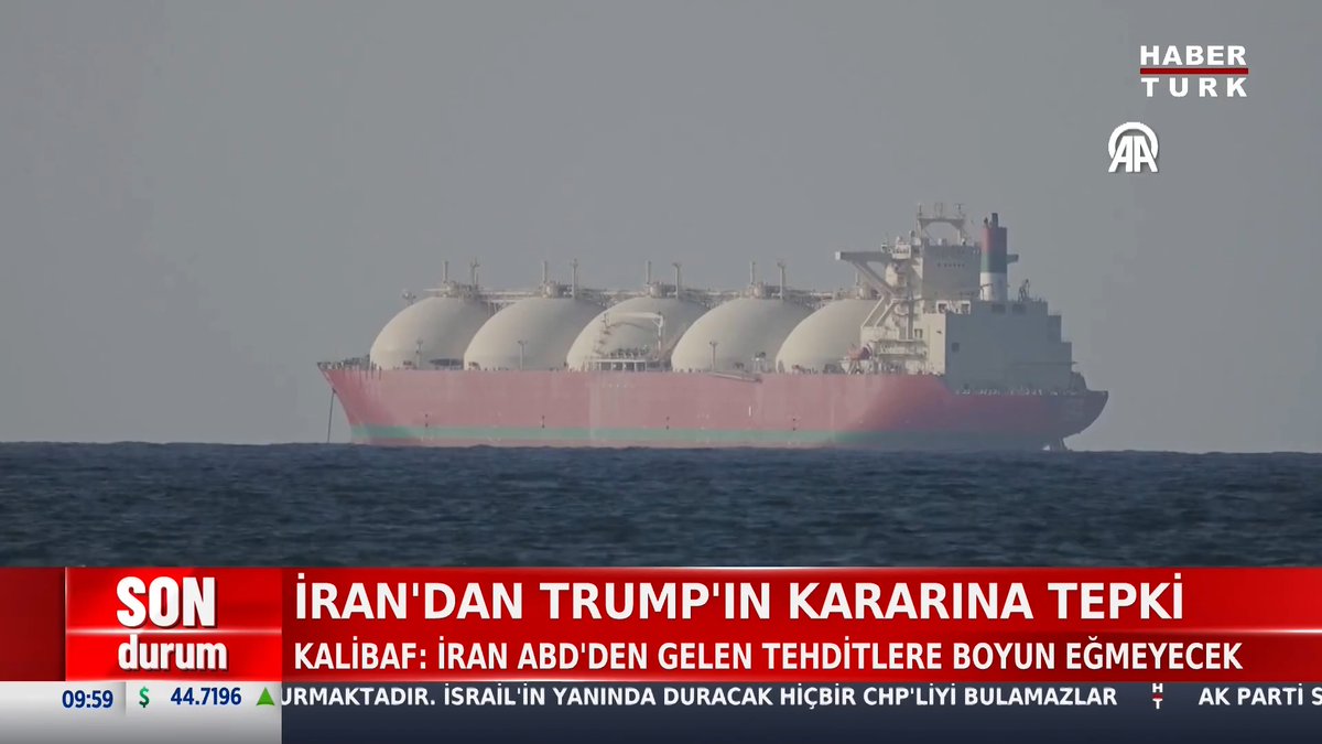 #SONDURUM - Trump Hürmüz'de abluka için saat verdi. Boğazdaki abluka Türkiye saati ile 17.00'de başlayacak.