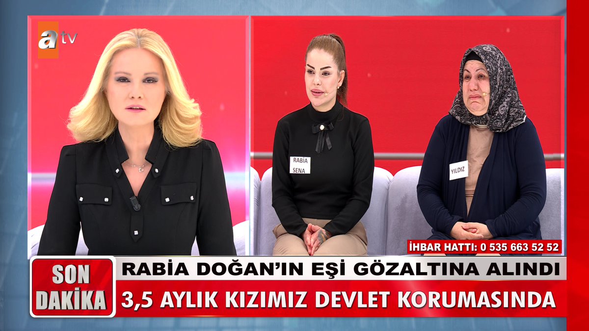 Rabia Doğan'ın eşi gözaltına alındı. 3,5 aylık bebek devlet korumasında. #MügeAnlıİleTatlıSert #MügeAnlı Müge Anlı ile Tatlı Sert