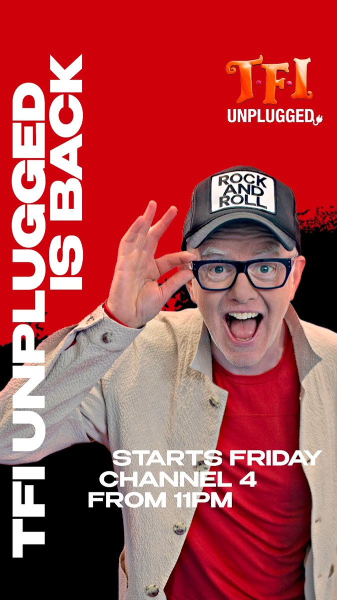TFI Friday 🤝 Channel 4 Watch Chris Evans and all new episodes of TFI Unplugged on the show's original TV home 4️⃣ STARTS THIS FRIDAY FROM 11PM 📺 Channel 4