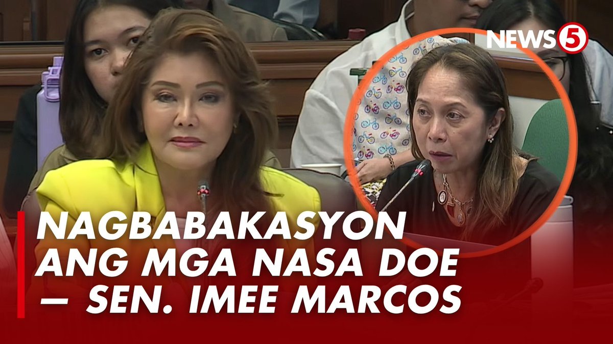 SEN. IMEE MARCOS VS. SEC. SHARON GARIN? Sinita ni Sen. Imee Marcos ang pinaiiral na 2-day onsite work set-up ng Department of Energy (DOE) sa kabila ng kinakaharap na krisis sa langis ng bansa.
