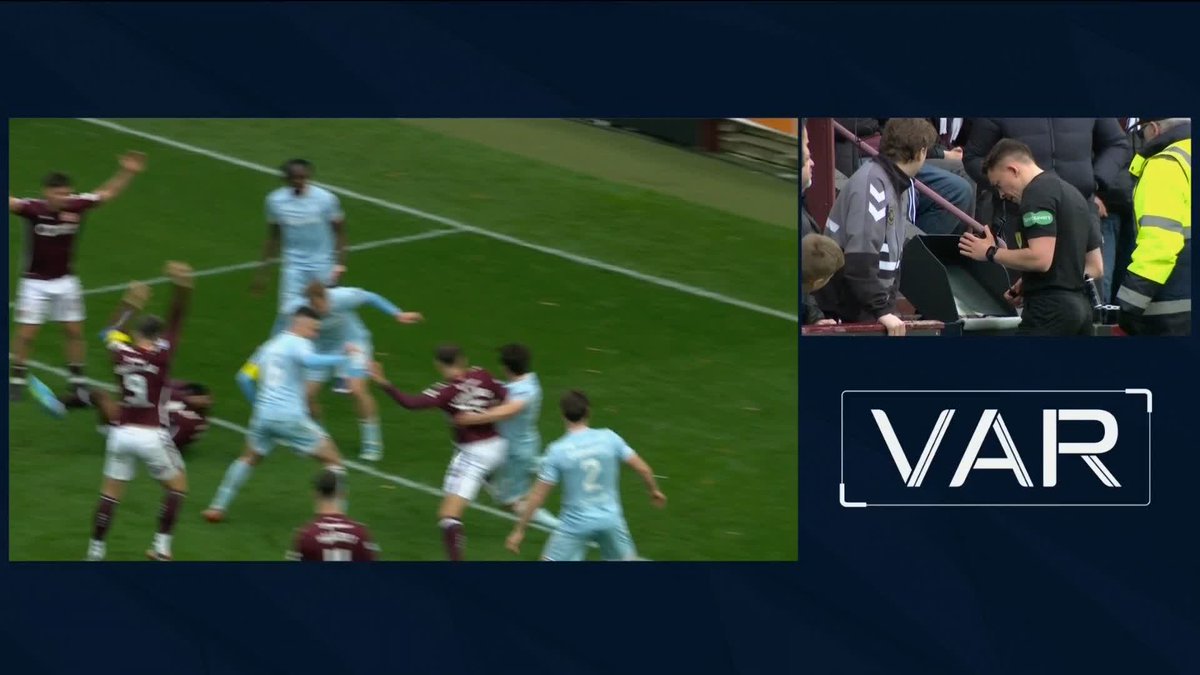🗣️ "He goes to kick the ball, but catches the player on the back of the head..." Ref Watch discuss the decision to award Hearts a late penalty in their 3-1 win against Motherwell ⤵️
