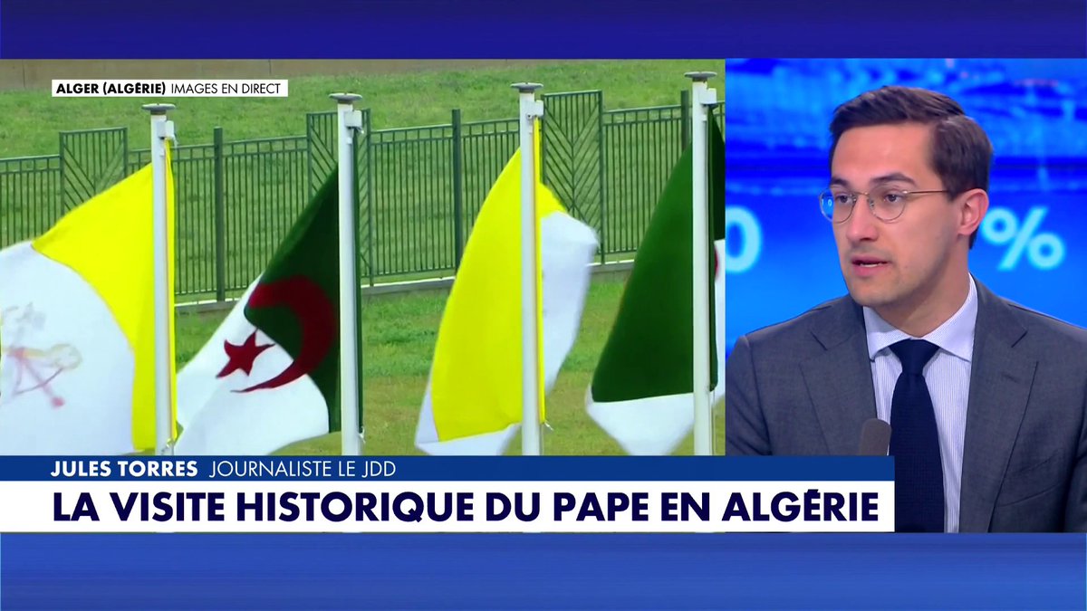 Jules Torres : «Les relations sont extrêmement conflictuelles entre la France et l'Algérie aujourd'hui. (...) La visite du pape Léon XIV est historique et très importante, y compris pour la France», dans #100Frontieres Toute l'info est à retrouver sur