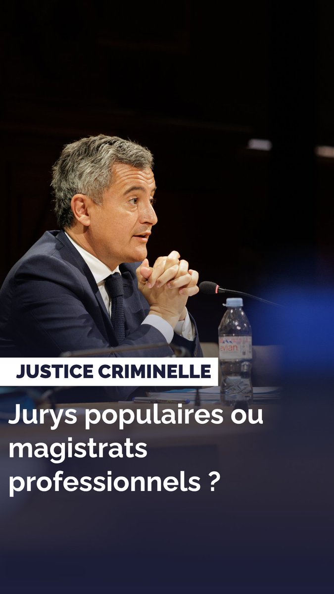 👨⚖️ Justice criminelle : Jurys populaires ou magistrats professionnels ? 🎙️ Auditionné par la Commission des #Lois (Muriel JOURDA) sur le projet de réforme de la justice criminelle, Gérald DARMANIN, ministre de la Justice et garde des Sceaux, a défendu la position du Gouvernement sur la participation des citoyens à l'exercice de la justice criminelle, dont une très large majorité des affaires concerne des viols.
