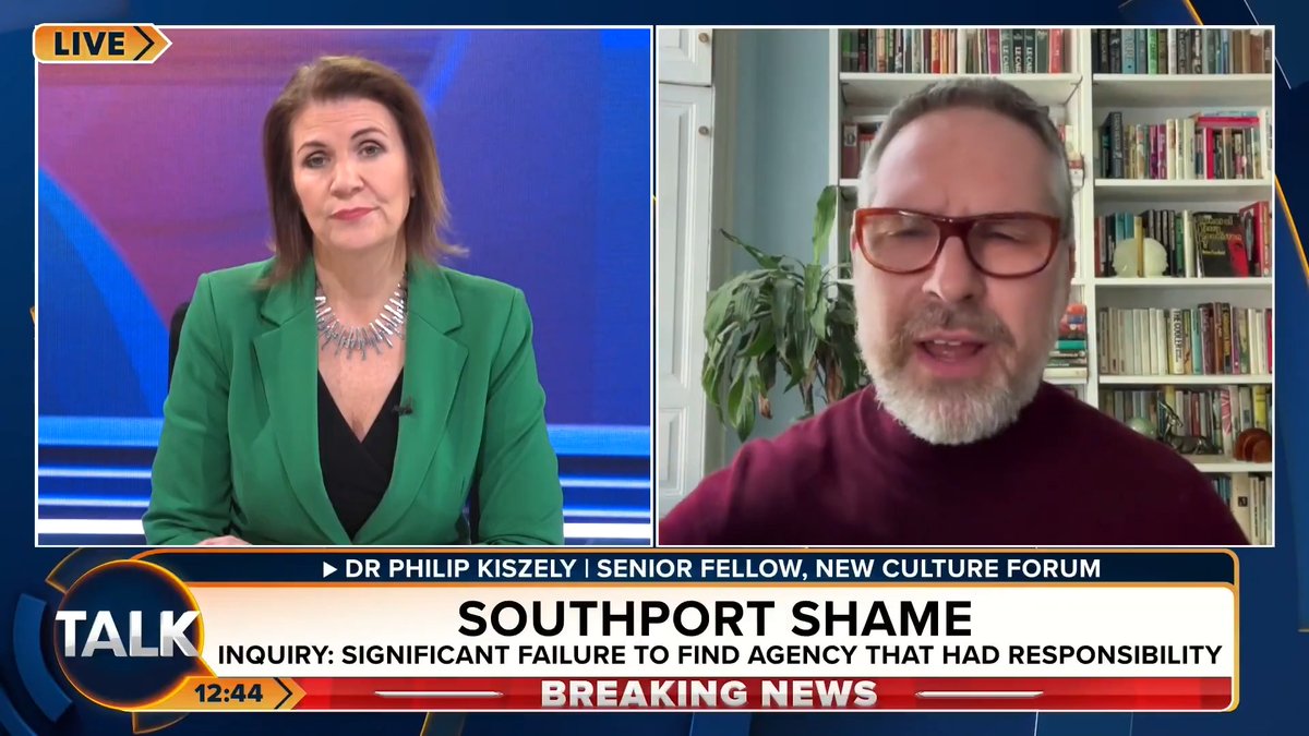 🚨"Our society does NOT prioritise safety, children or women. It prioritises identity politics, skin colour and offence." New Culture Forum's Philip Kiszely reacts to the Southport inquiry findings, saying Britain is "upside down" in terms of what it takes seriously. Julia Hartley-Brewer