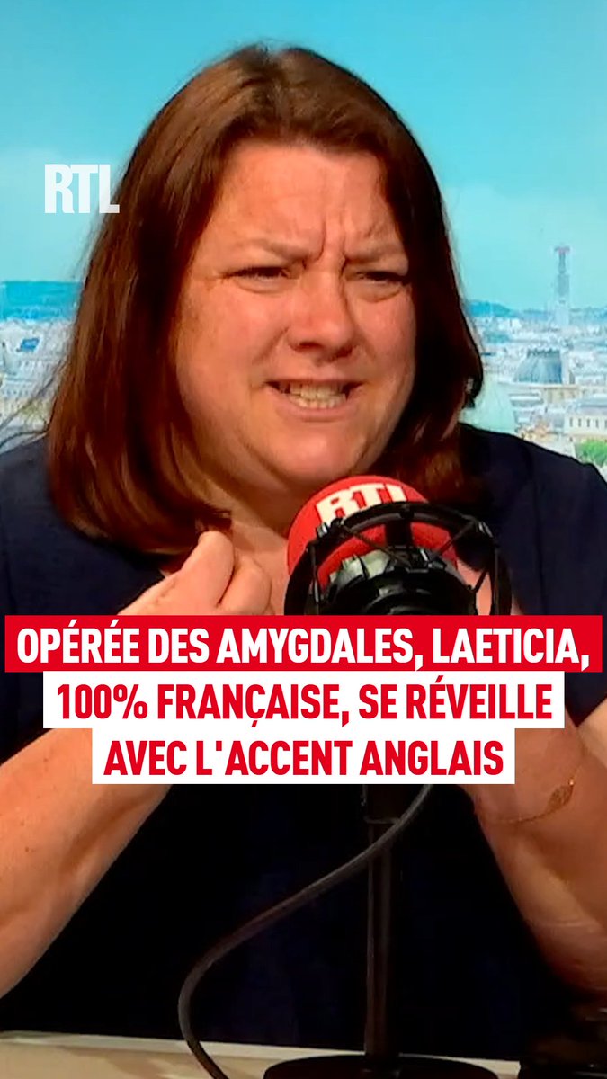 📻 Laeticia a subi une opération des amygdales en juin 2014. À son réveil, ses proches découvrent quelque chose d'inattendu : elle parle avec un accent anglais... qu'elle n'a pourtant jamais eu auparavant. Retrouvez "Un jour, une vie" avec Faustine Bollaert sur #RTL