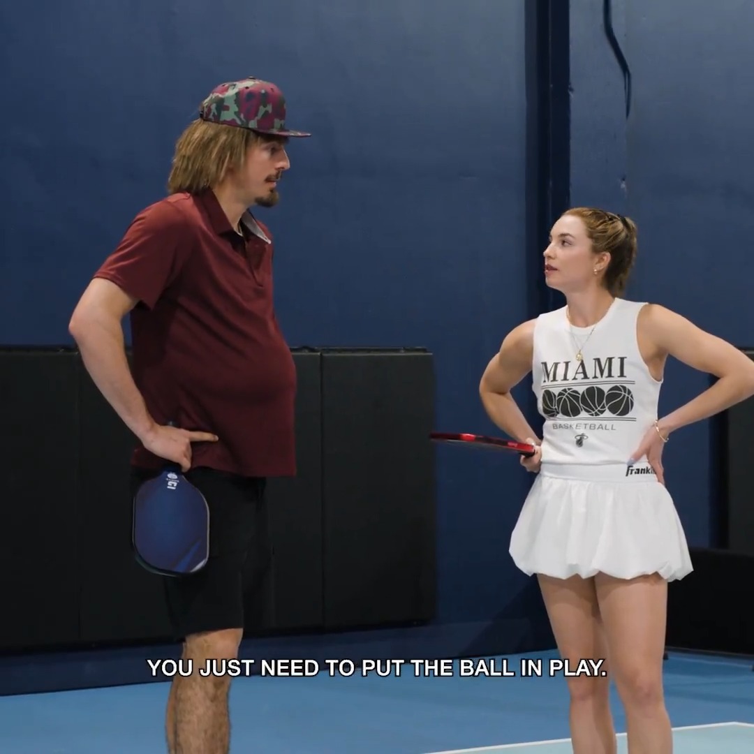 When you hit those Miami pickleball courts keep an eye out for Chad... or Jaime Jaquez Jr 😂 JJJ In His Bag: Undercover // DoorDash