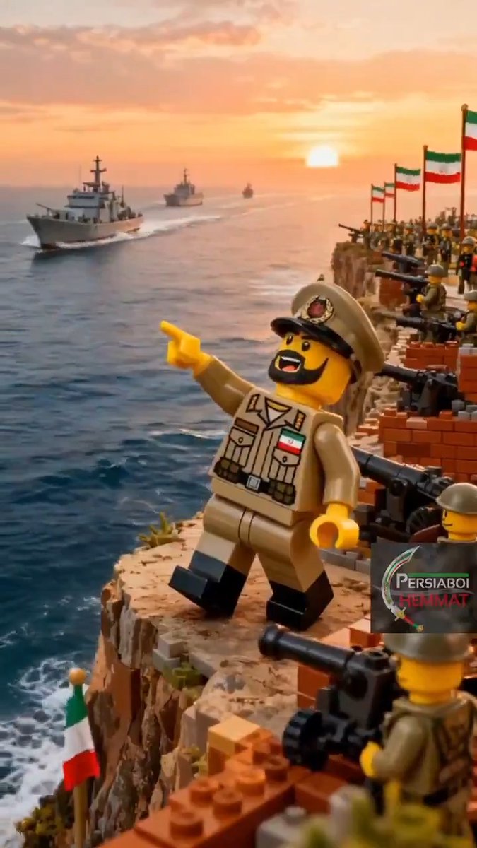 We are literally following the developments of the Iran vs USA-Israel through LEGO movies 🤣😭😂