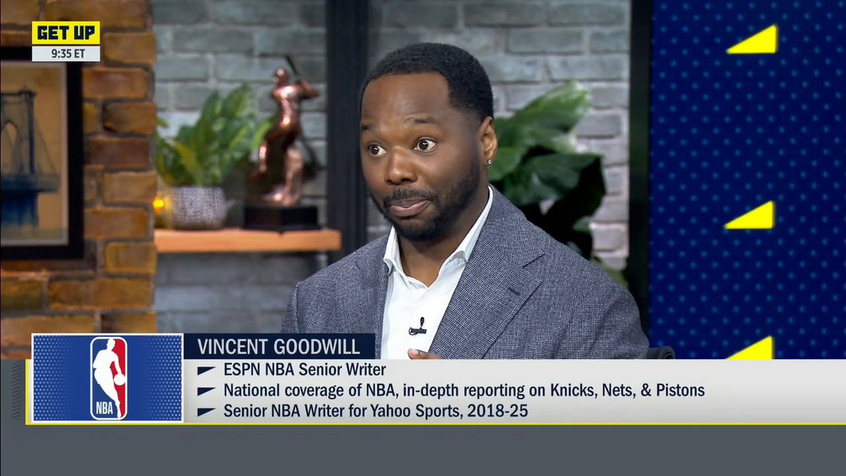 "If he has a monster postseason, we're talking about the Knicks in the NBA Finals." Vincent Goodwill believes Karl-Anthony Towns is the key to the Knicks' success 🔑
