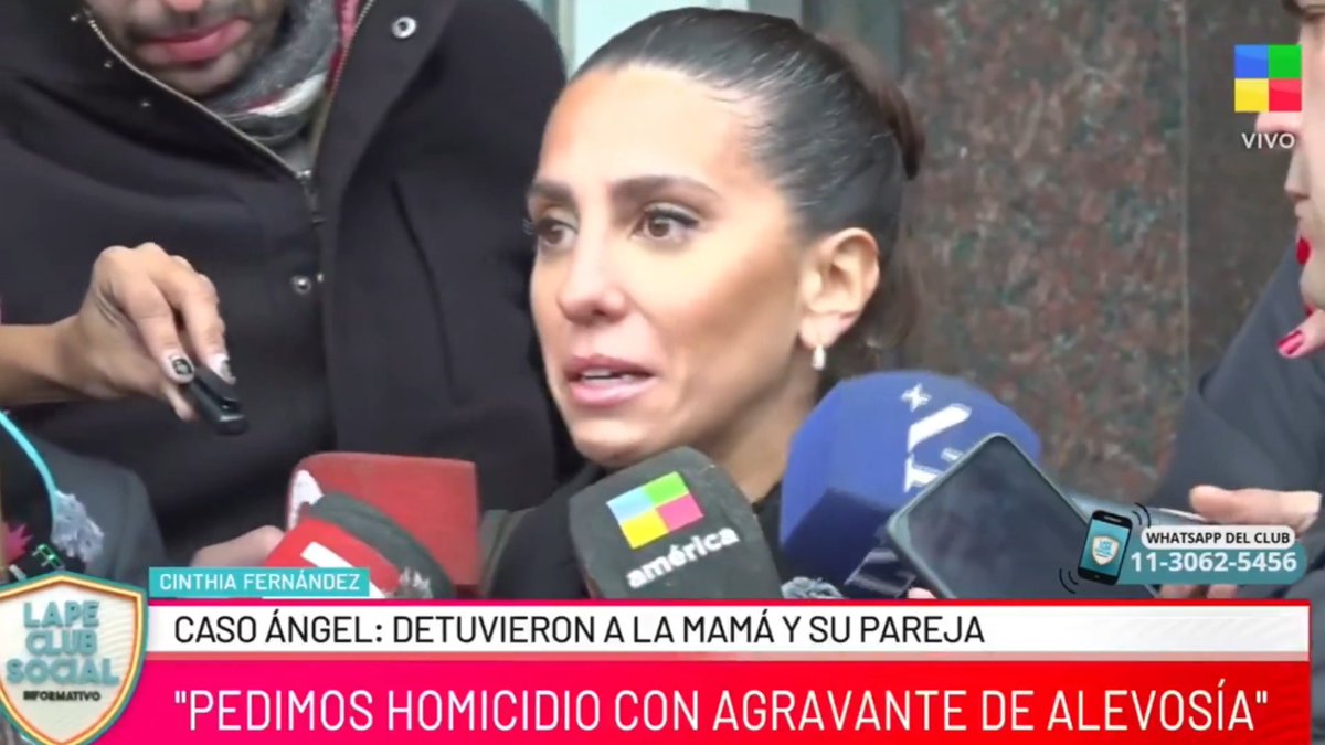 "Cinthia Fernández": Por sus declaraciones sobre la muerte de Ángel López