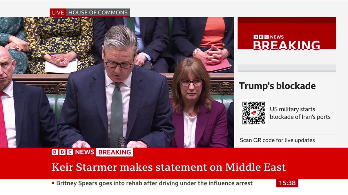 "Together with President Macron I will convene a summit of leaders this week to drive forward the international effort we have built in recent weeks" PM Keir Starmer announces summit with aim of reopening Strait of Hormuz Follow live: