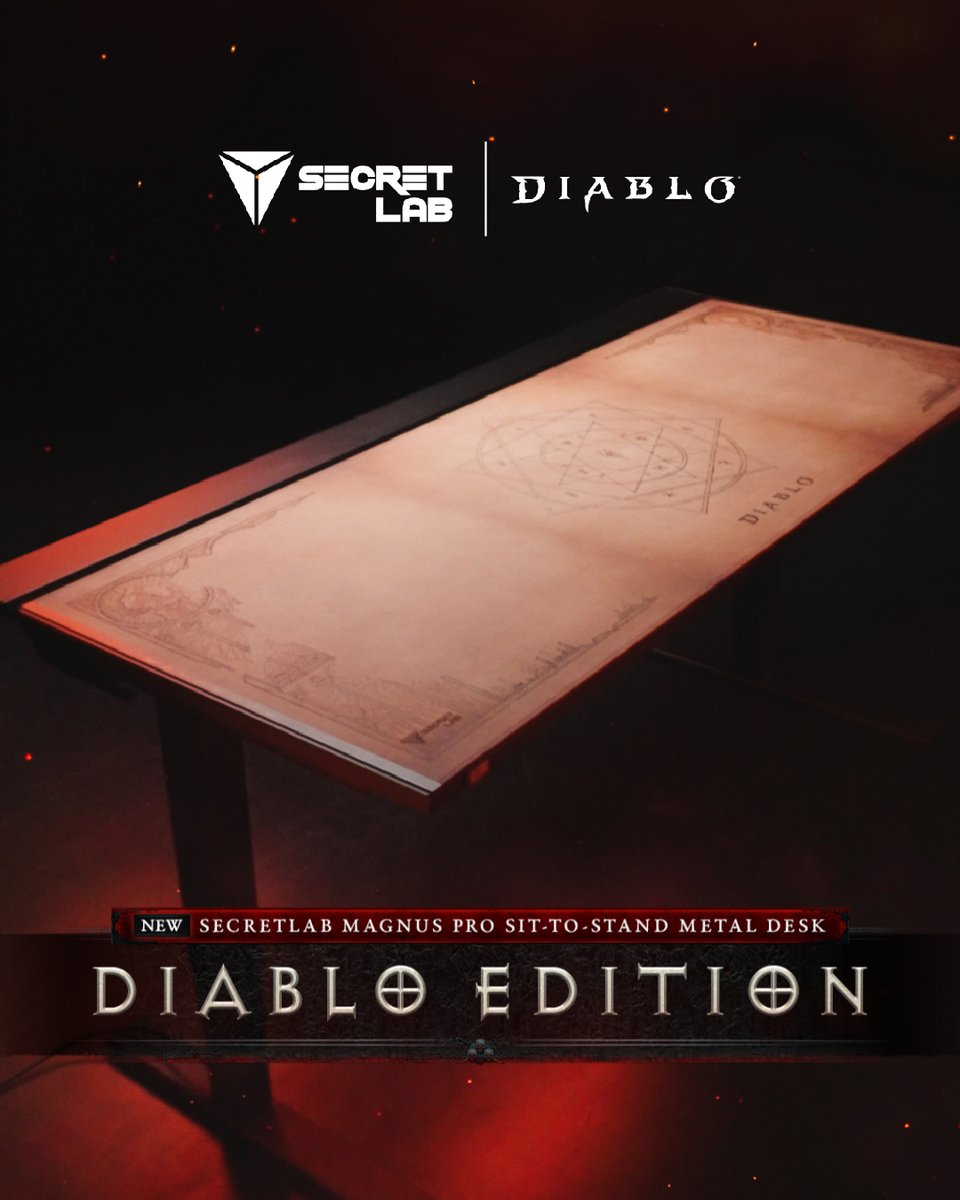 Evil never rests. Seek your destiny in the Eternal Conflict with the Secretlab MAGNUS Pro Diablo Edition. Shop now: Diablo #Diablo