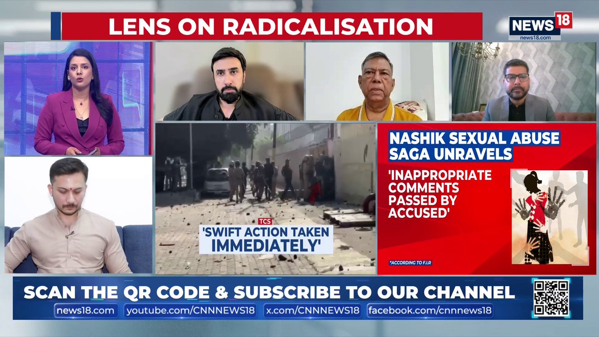 News 18 anchor is shocked Our media itself does not understand jihad Only media person who went really hammer and tongs was Aman Chopra His interview with Jihadi Ansari is legendary 😂