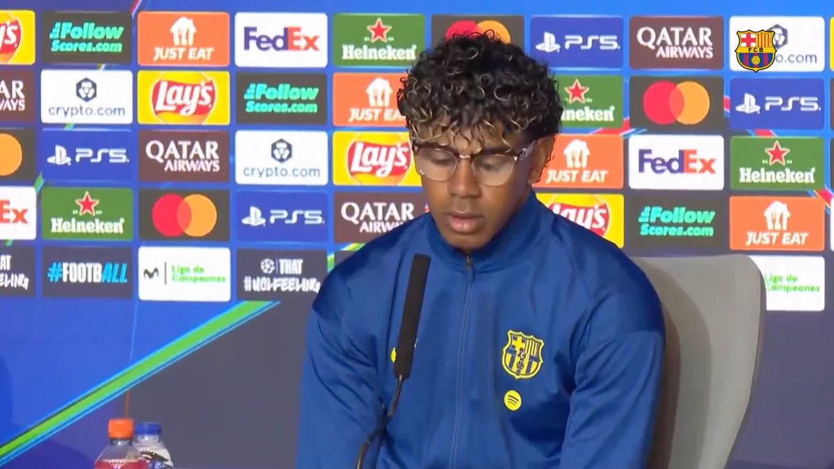 "Yo quería que llegasen estos momentos porque es cuando salen los jugadores de verdad. Tengo muchas ganas." 📣 Lamine Yamal
