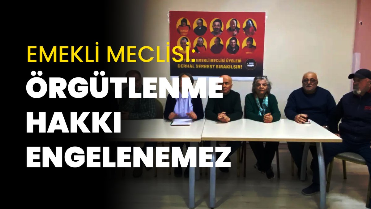 Emekli Meclisi üyeleri, gerçek enflasyona göre güncellenmesi ve en düşük emekli aylığının yoksulluk sınırına çıkarılması için yürüttükleri mücadele nedeniyle 10 üyelerinin tutuklanmasına tepki gösterdi 🔗