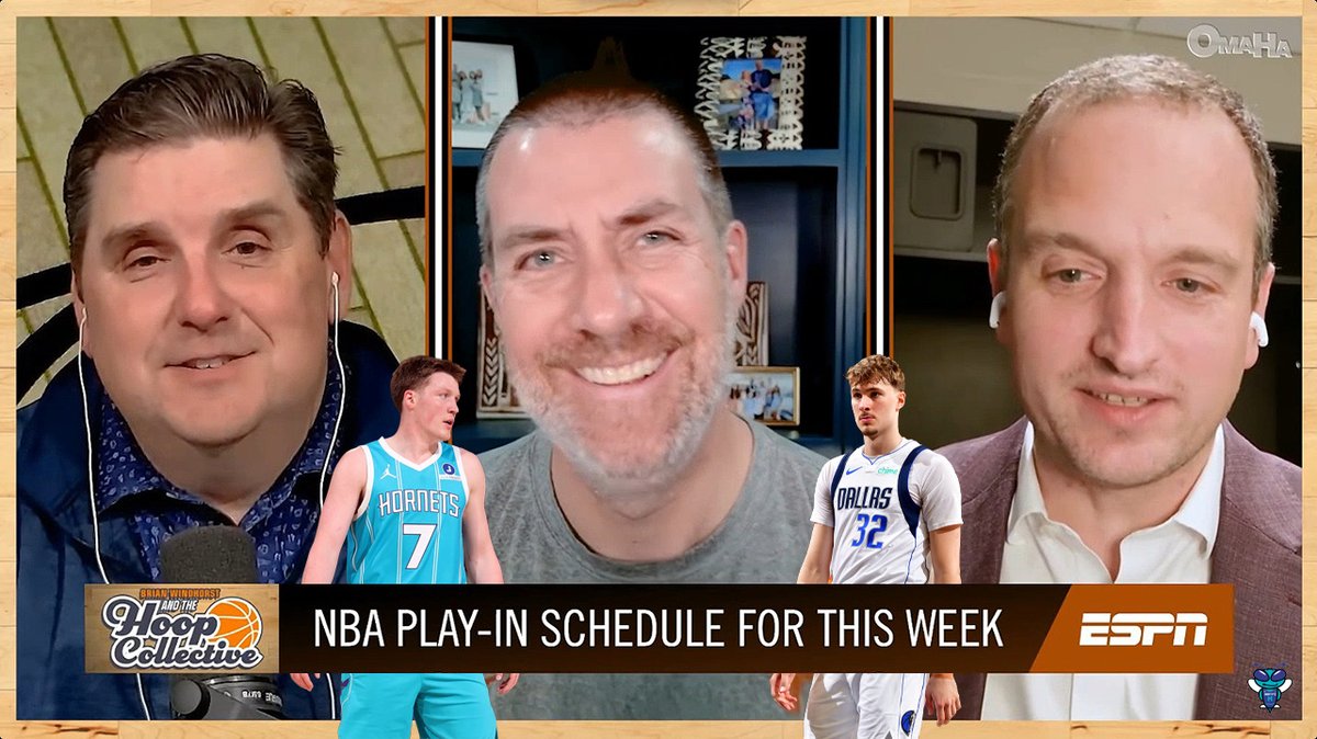 🎙️ Tim Bontemps: "We're not gonna get the ballots until I think Friday, so Kon Knueppel is gonna get a chance in this 9-10 game on national TV to have a final sales pitch to voters on Rookie of the Year." 🎙️ Brian Windhorst: "I just wanted to hear it to poke the Dallas fans." 😂