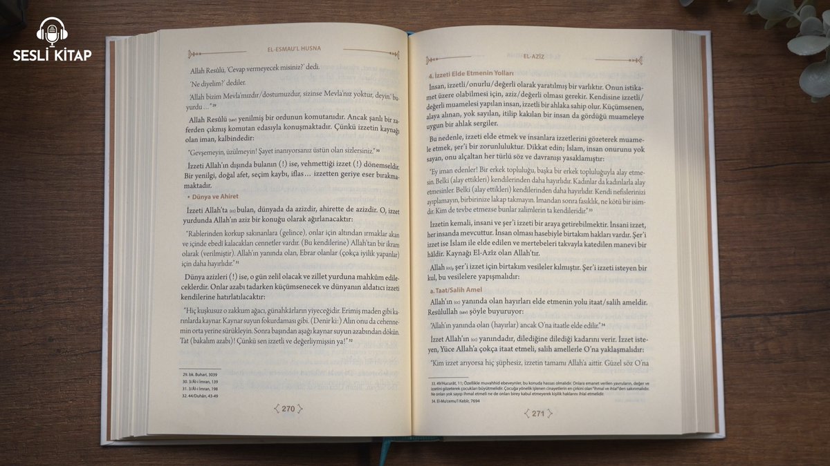 Allah’ın (cc) güzel isimlerini kaleme aldığımız El-Esmau'l Husna eserimizde, El-Azîz ismini seslendirdik. Rabbimiz bizleri, isimlerini ihsa eden kullarından eylesin. 📘 El-Azîz | El-Esmau'l Husna | Sesli Kitap