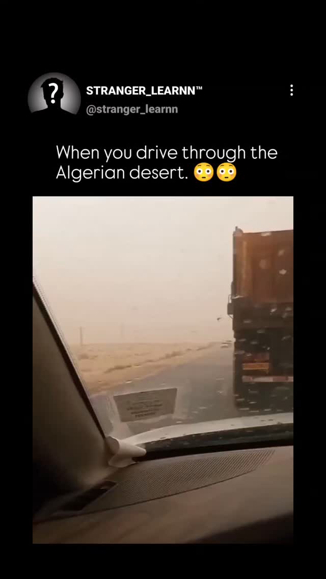 It would have been better if he stayed behind the truck