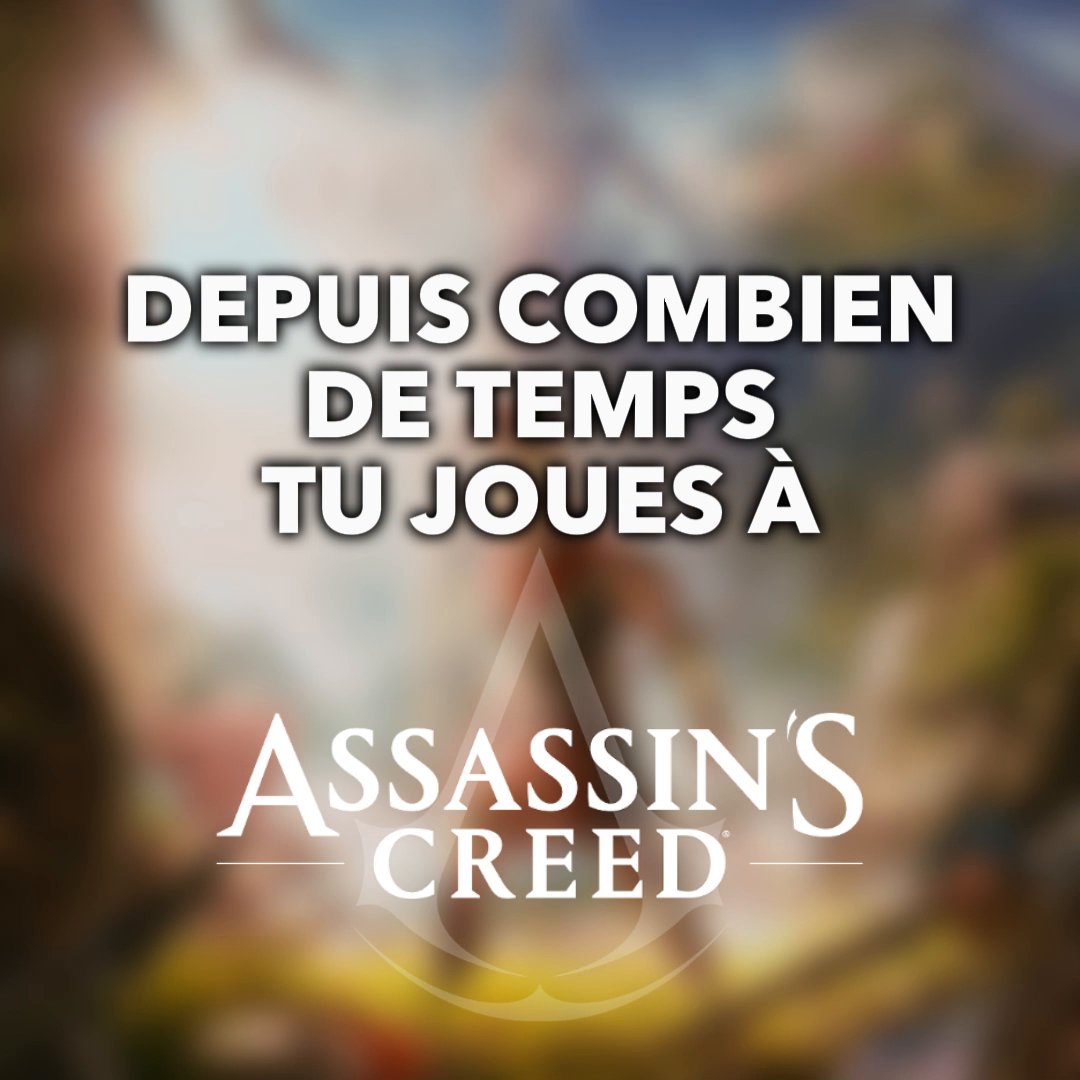 Découvrez la durée de votre histoire avec la saga Assassin's Creed, selon le 1er jeu auquel vous avez joué ! 👀🦅