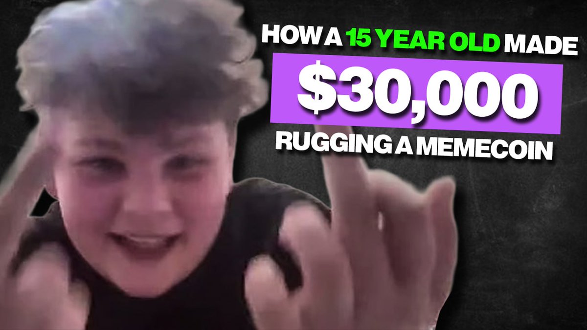 Vibe Trading Ep.18 w/ Quant Kid (quant) Life after rugging a meme coin for $30,000 at 15 yrs old. also live on