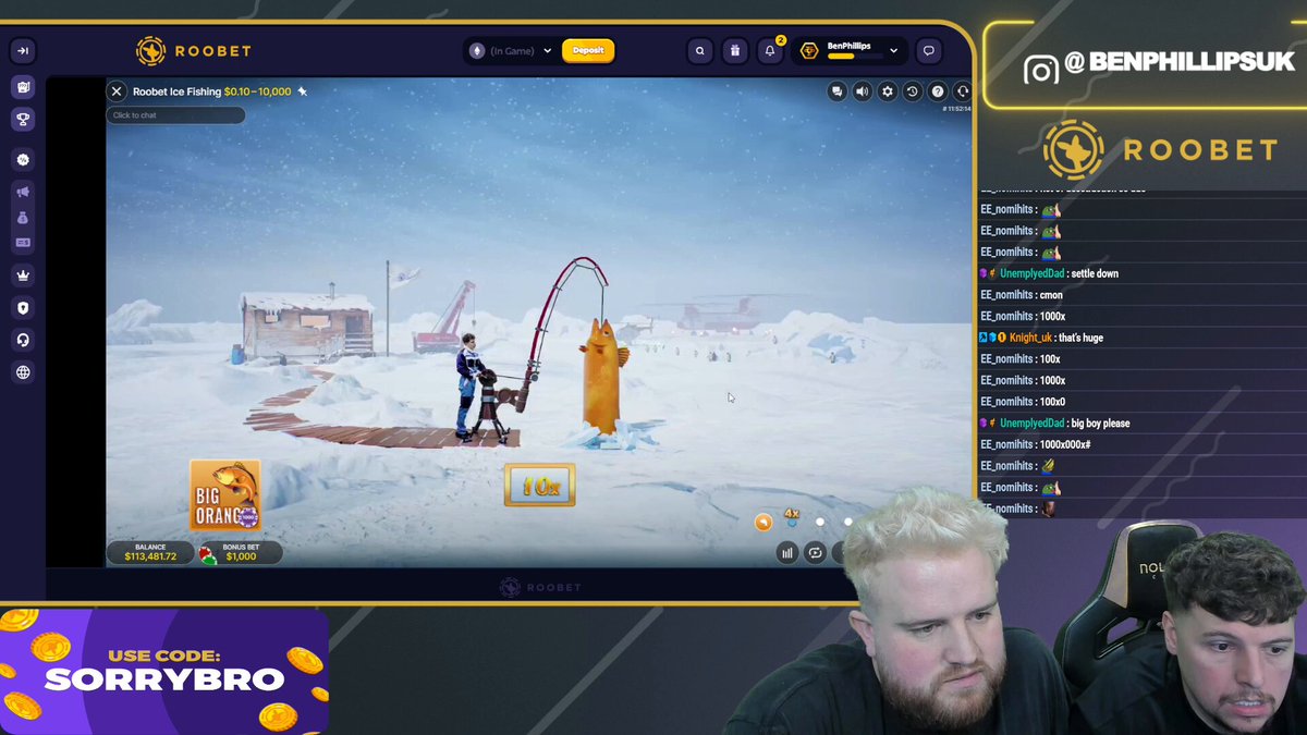 Winning $ from ice fishing is actually insane