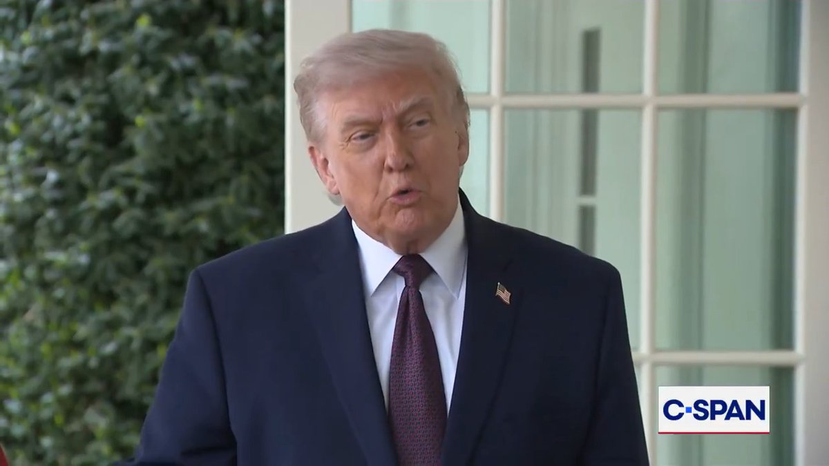 Q: "Did you post that picture of yourself depicted as Jesus Christ?" President Trump: "I did post it, and I thought it was me as a doctor."
