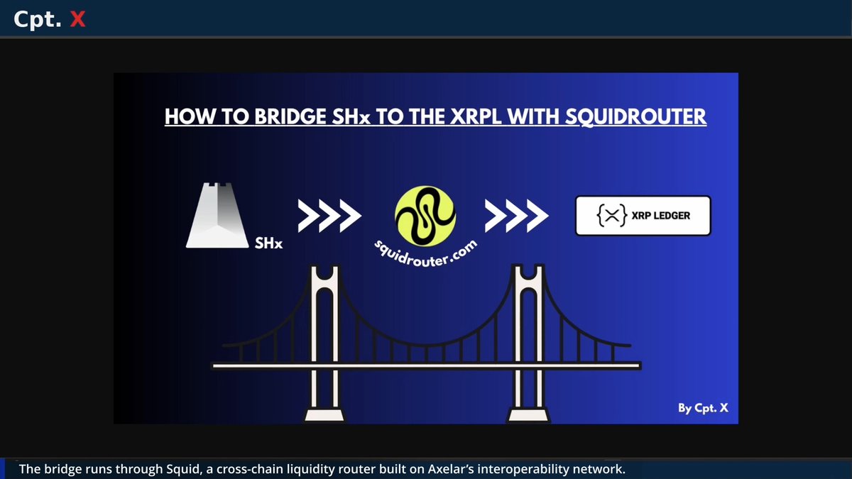 SHx is now connected to XRPL. So what actually changes? We break down the infrastructure, what’s emerging on XRPL, and why it matters ↓ Ready to try it? Watch the step-by-step tutorial created by Stronghold community member Cpt. X.