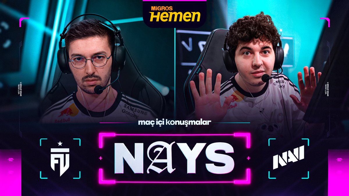 NAAAAAYSSSS 🗣🗣 Migros HEMEN ile NAYS vs NAVI Valorant sizlerle! Tamamını izlemek için 👇