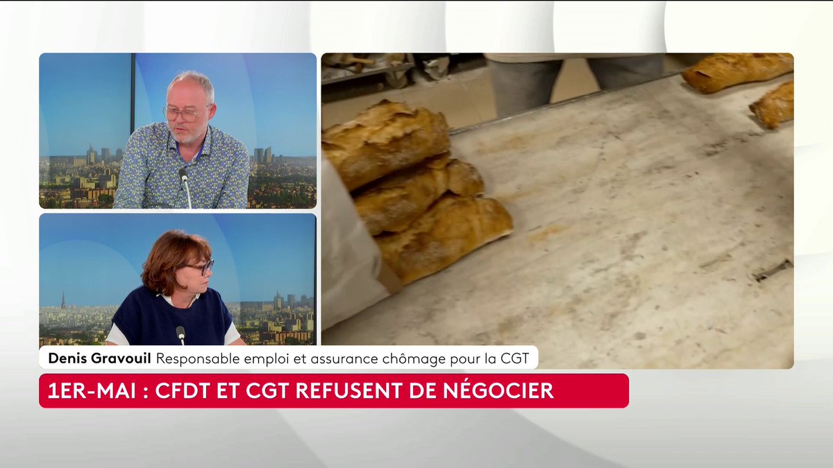 🔴 🗣️ Loi sur le travail le 1er-Mai : "Les personnes concernées, ce sont majoritairement des femmes que l'on retrouve dans le commerce, [et] des jeunes donc des précaires, qui n'auront pas les moyens de refuser", assure gravouil de la CGT. #ToutEstPolitique #Canal16