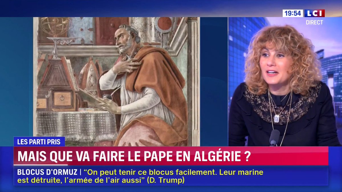 📢 : « Mais que va faire le pape en Algérie ? », le parti pris de notre éditorialiste international Abnousse Shalmani Abnousse Shalmani “C’est la première fois qu’un pape foule le sol algérien. Mais que va-t-il faire dans cette galère ?” #24hPujadas #LCI #Algérie #Pape #LéonXIV⤵️