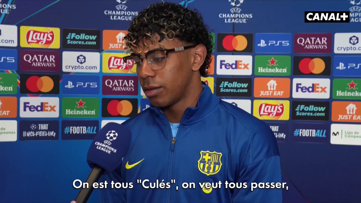 ๐จ Lamine Yamal ๐ช๐ธ : ยซ Si je me considรจre comme le meilleur joueur du monde ? ๐คโญ๏ธ ๐ก๐ข๐ก, ๐ฬง๐ ๐ก๐ ๐ ๐ ๐๐ข๐ก๐ก๐ ๐๐จ๐๐จ๐ก ๐ง๐ฅ๐ข๐ฃ๐๐ฬ๐, ๐ฬง๐ ๐ โ๐๐ฆ๐ง ๐๐๐๐. ยป ๐
๐ฅ CANAL+ Foot