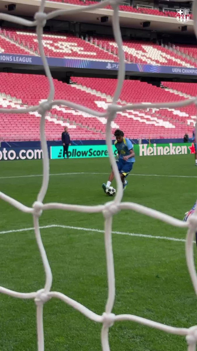 Lamine is ready.
