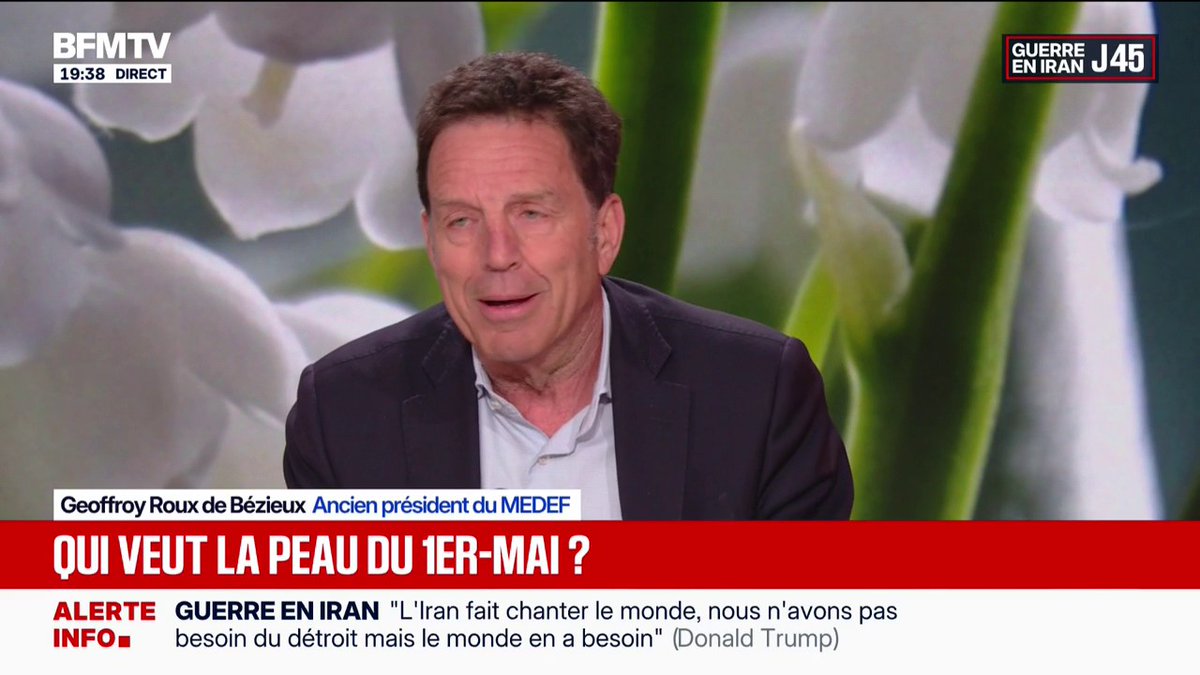 Le Medef est super motivรฉ pour quโon bosse le 1er mai et il ne comprend pas quโon puisse en dรฉbattre Toujours oรน on les attend