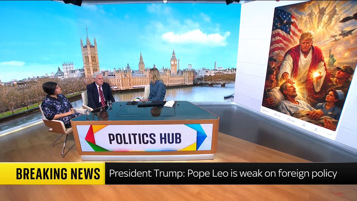 Is it ever wise for a president to pick a fight with the pope? Former shadow chancellor John McDonnell thinks Trump is terrified of Pope Leo 📱 📺 Sky 501, Virgin 602, Freeview 233 and YouTube
