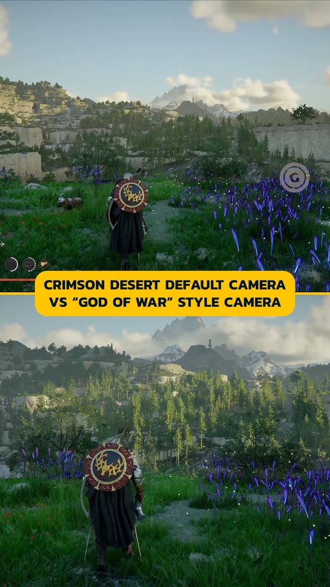 Crimson Desert added fine controls over its camera, allowing a closer and more immersive view of the world.