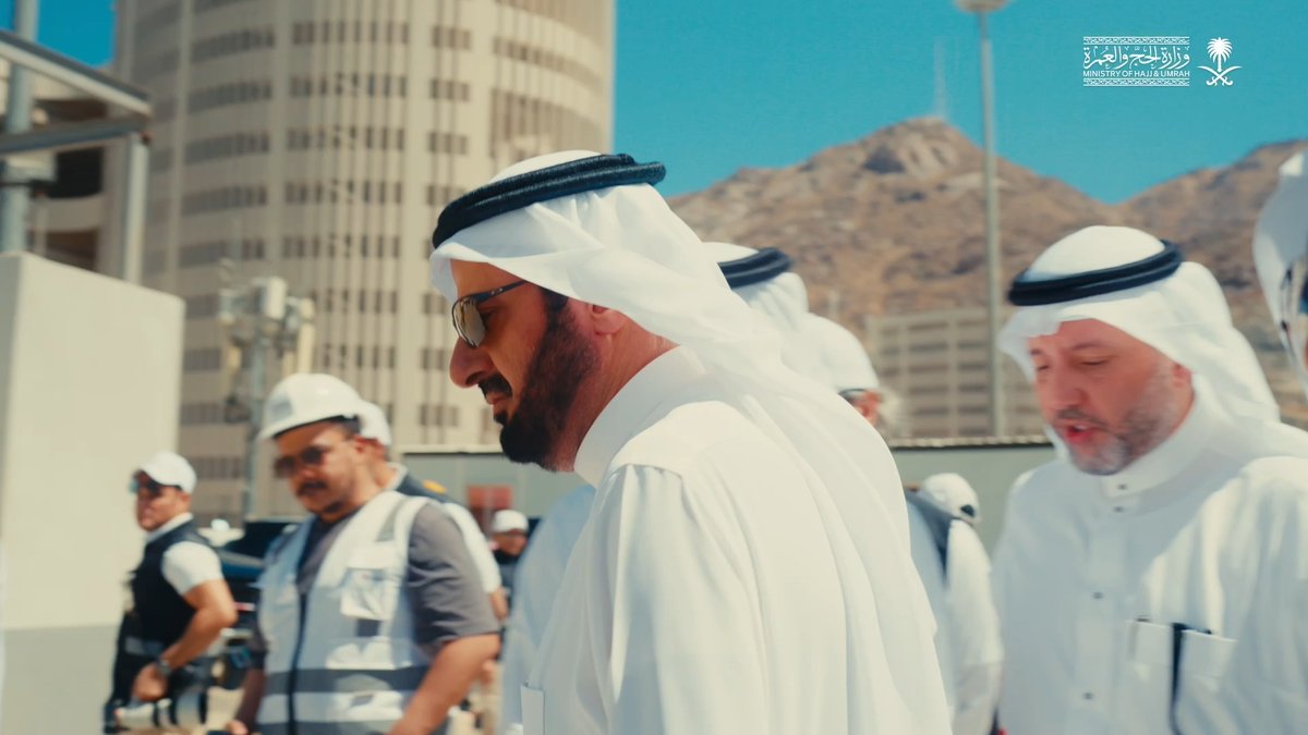 معالي وزير الحج والعمرة توفيق الربيعة يقف ميدانيًّا على جاهزية المخيمات في مشعر منى، ضمن جولات تفقدية لمتابعة الاستعدادات والجاهزية لموسم #حج_1447هـ #حياكم_الله