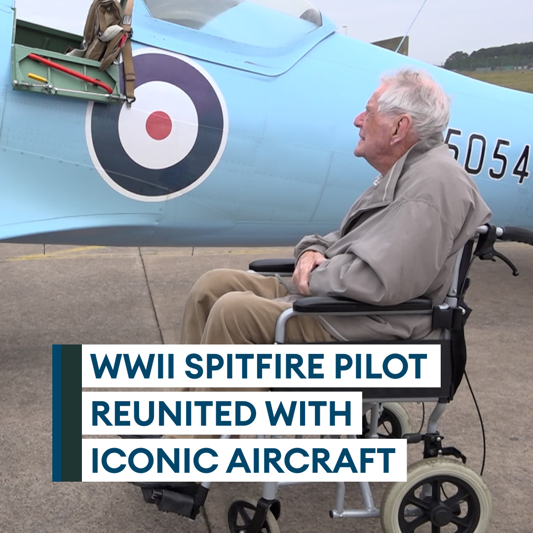 A reunion 80 years in the making A 101-year-old WWII Spitfire pilot reunites with the aircraft he flew in combat, as it tours Britain for its 90th anniversary🔗