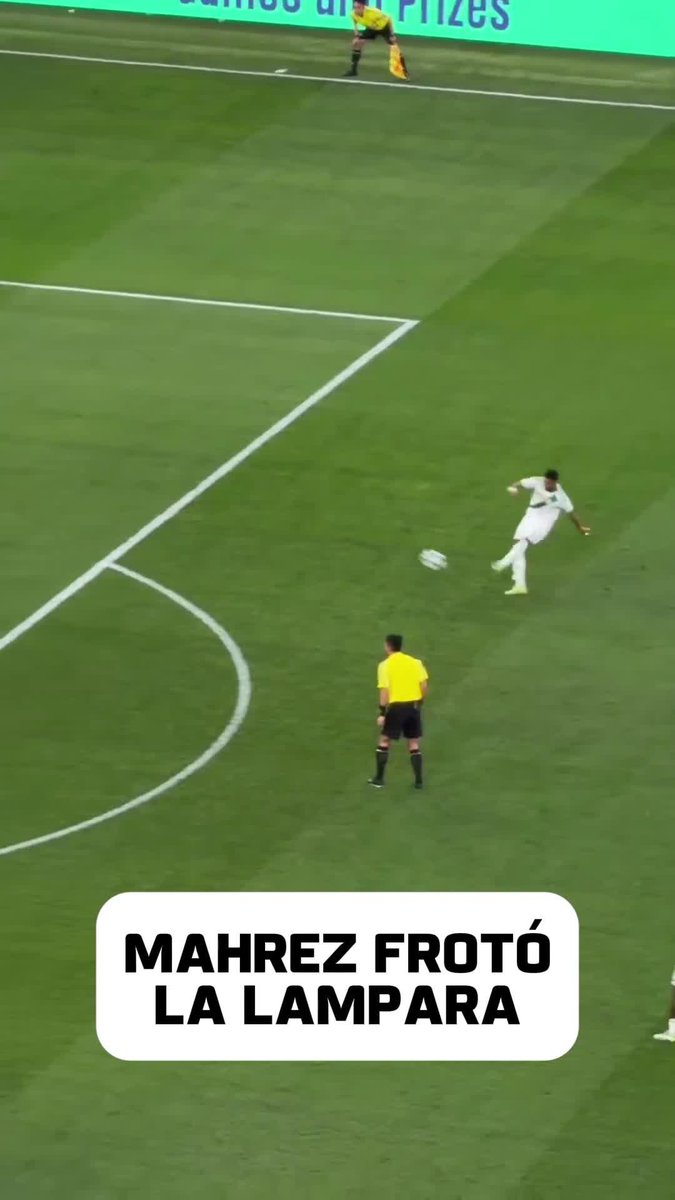 🤯🇩🇿 Ufff, GOLAZO de tiro libre de Riyad Mahrez, capitán de Argelia y rival de Argentina en el Mundial, en la Champions de Asia.