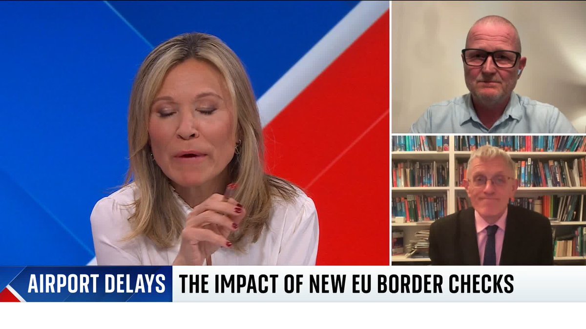 Hundreds of passengers were reportedly left stranded in Milan this weekend due to new EU border checks which resulted in lengthy queues British traveller Max Hume says he had no explanation as to why he was not allowed to join passport control and board his flight