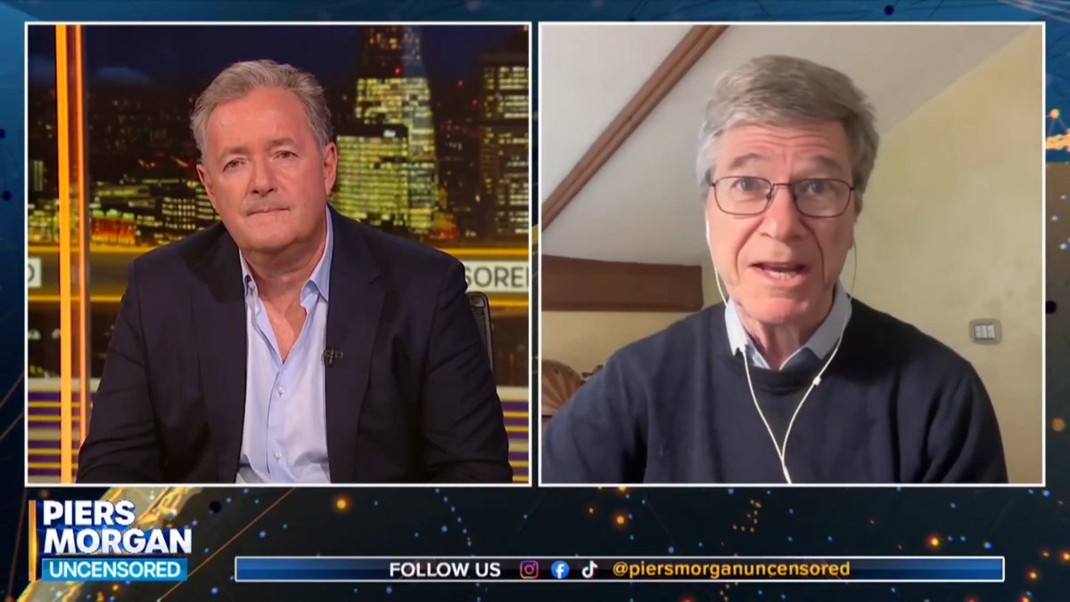 "This man is mentally unstable - the war is a disaster. This is going to create a global crisis!" Jeffrey Sachs blasts Donald Trump and Benjamin Netanyahu for launching the Iran war “on a whim.” 📺 Piers Morgan | Jeffrey Sachs