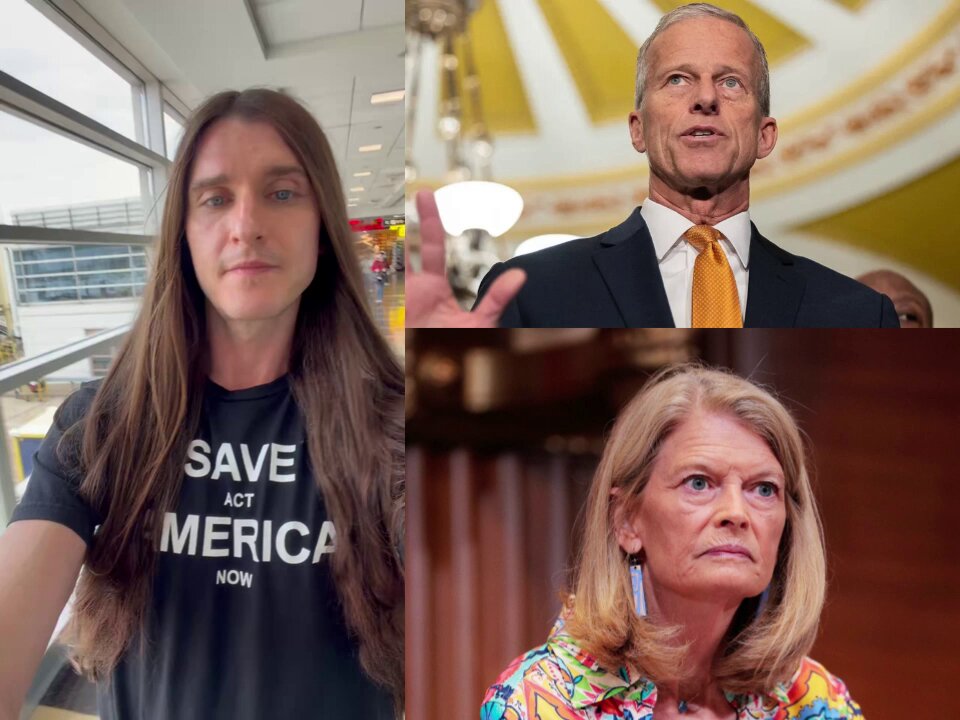 🚨 JUST IN: Scott Presler CONFIRMS he is surging to Alaska to put pressure on Sen. Lisa Murkowski for STONEWALLING the SAVE America Act He just landed in DC, and will be barnstorming America to fight for MAGA 🔥 "Senator Murkowski, it's time to come to the table! The SAVE America Act is not going to disenfranchise any of your voters and we're going to have a lovely time going to Fairbanks and Anchorage, Alaska and I look forward to meeting about your constituents in person. Game on!" You are a WORKHORSE, ThePersistence!
