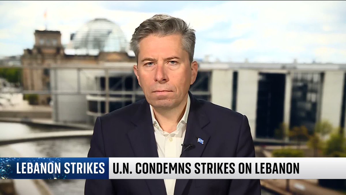 UN humanitarian chief Tom Fletcher tells Yalda Hakim "any targeting of health workers is a breach of international law" and that people in Lebanon live in a "climate of constant fear". 🌍