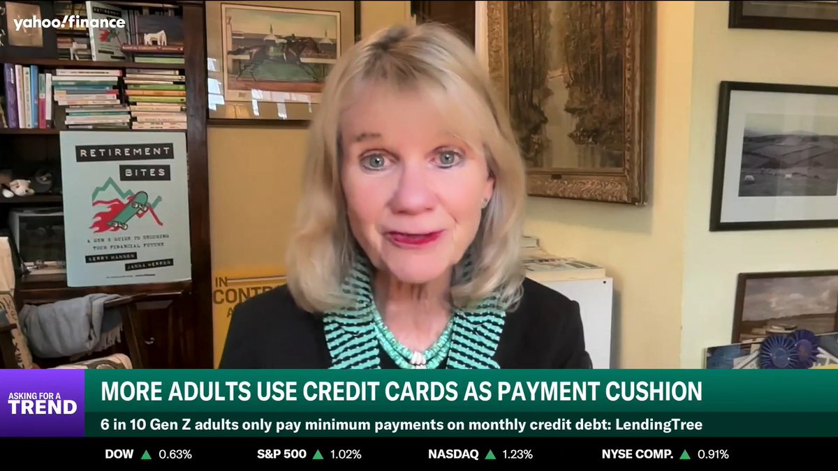 💳 Nearly six in 10 Gen Z adults make only minimum payments on their monthly credit card debt, a LendingTree study found. Kerry Hannon explains.