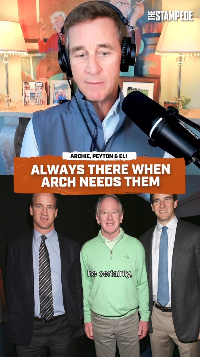 When you're a QB with the last name Manning, there's always someone to talk QB play with. Cooper Manning dives into the unique relationships Arch has with Archie, Peyton &amp; Eli. #hookem
