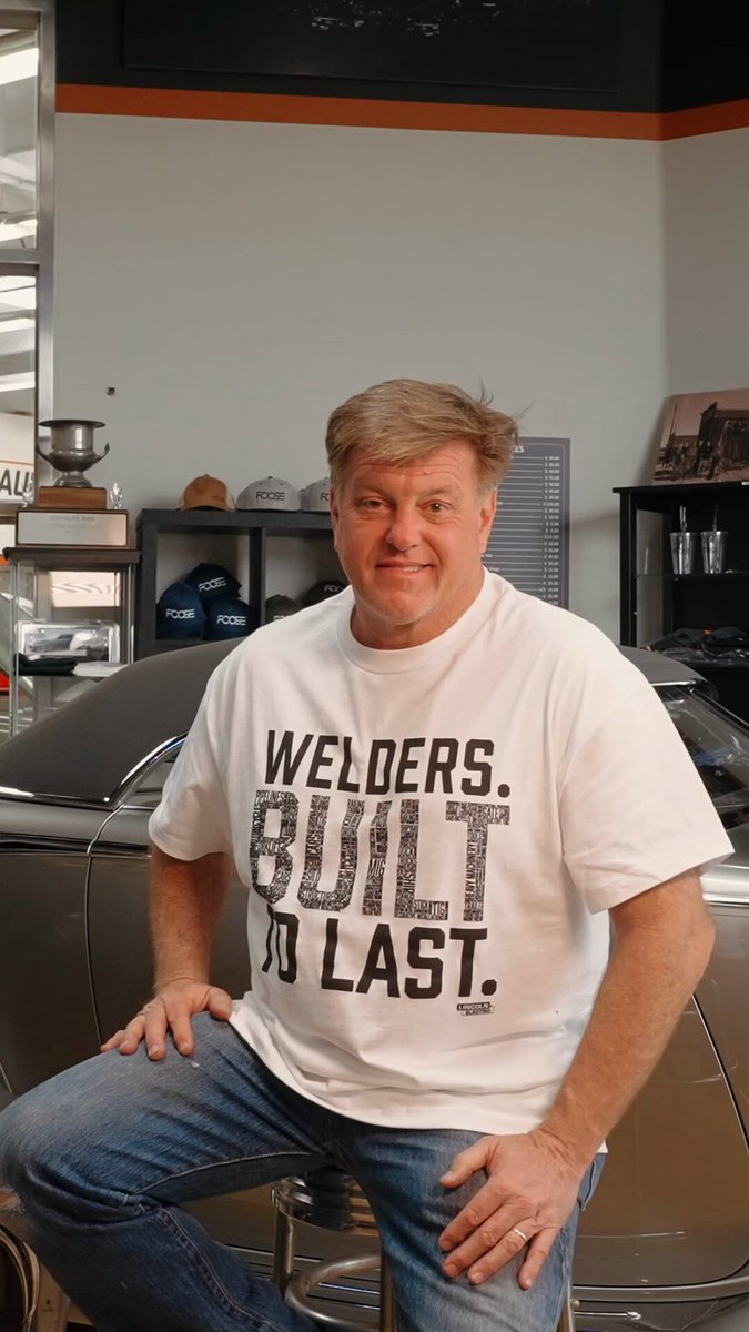 Do your best work, and the money will come! This is the work that lasts. #LincolnElectricPartner #NWM26 #WeldRed #Foose #ChipFoose
