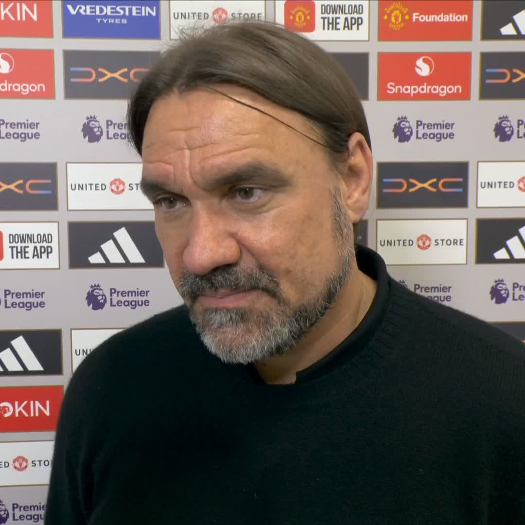 "We were not immaculate today but overall really good" Daniel Farke reacts after Leeds beat Man Utd at Old Trafford in the league for the first time since 1981 😮
